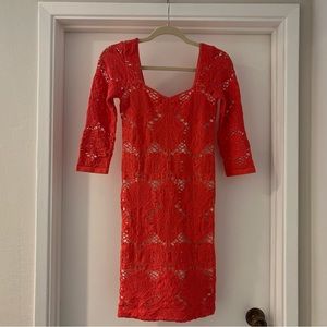 Free people intimately bodycon dress, size M/L